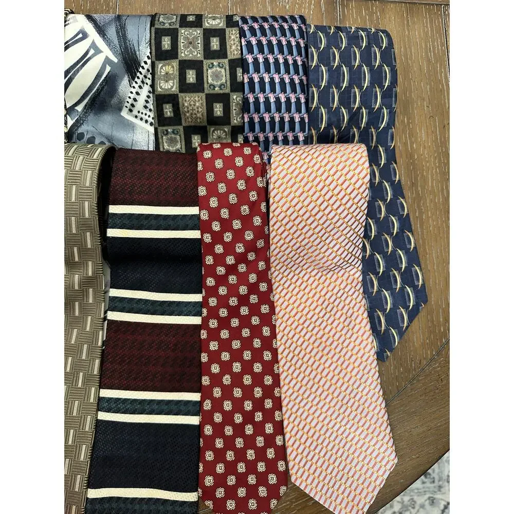 EUC LOT x 14 Asst. Colors/Prints & Designers Men's Neck Ties Great Starter Set!